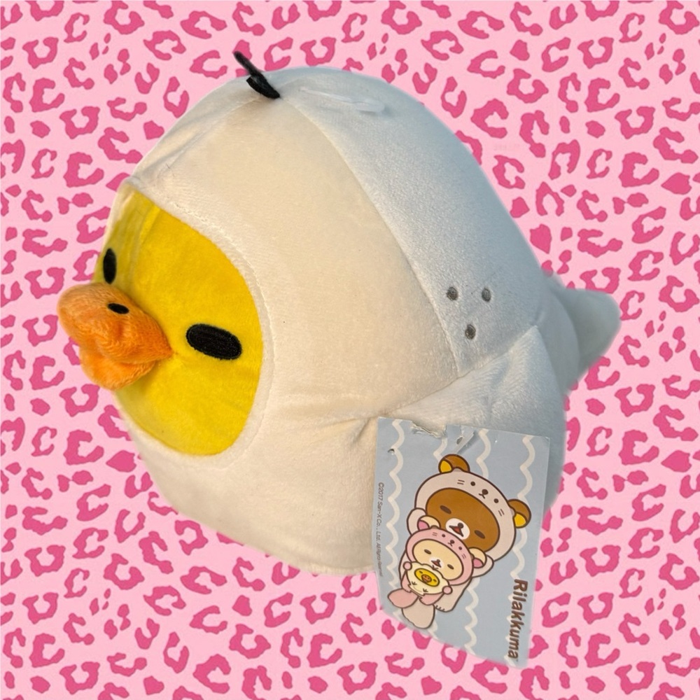 Rilakkuma Kiiroitori San-X Sea Otter Plush 13” NWT